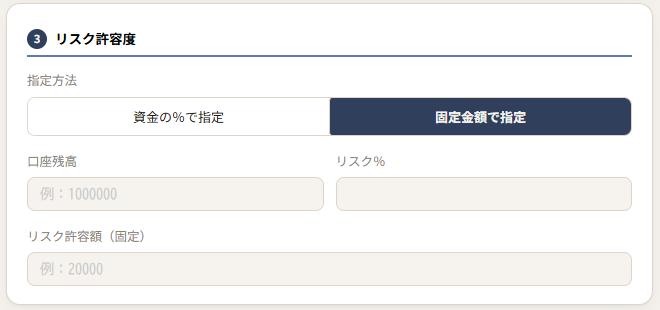 リスク許容度